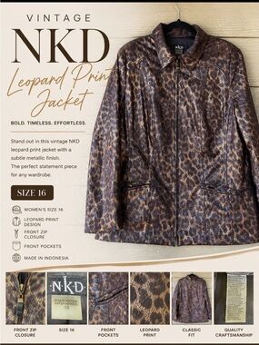 Leopard Print Jacket
